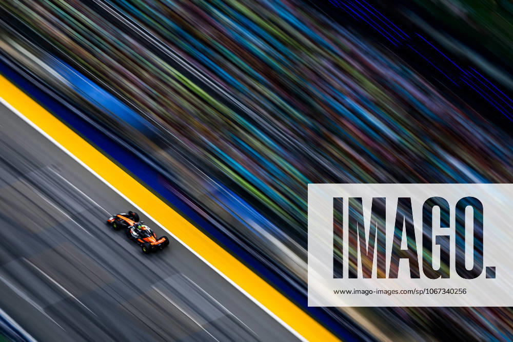 F1 - SINGAPORE GRAND PRIX 2025 04 NORRIS Lando (gbr), McLaren F1 Team MCL39, action during the 2025 Formula 1 Singapore Grand Prix, 18th round of the 2025 FIA Formula One World Championship, WM, Weltmeisterschaft from October 3 to 5, 2025 on the Marina Bay Street Circuit, in Singapore - SingaporeSingapore