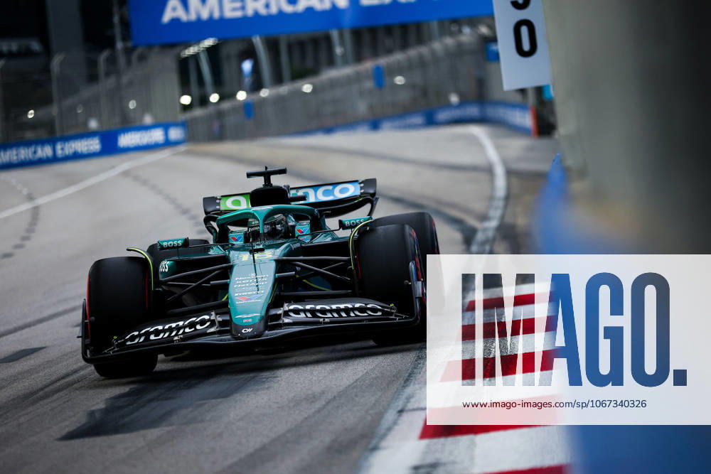 F1 - SINGAPORE GRAND PRIX 2025 18 STROLL Lance (can), Aston Martin F1 Team AMR25, action during the 2025 Formula 1 Singapore Grand Prix, 18th round of the 2025 FIA Formula One World Championship, WM, Weltmeisterschaft from October 3 to 5, 2025 on the Marina Bay Street Circuit, in Singapore - SingaporeSingapore