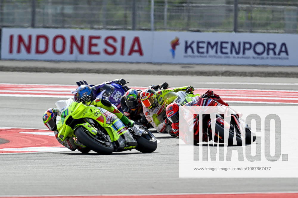 MOTO - MOTO GP - GRAND PRIX OF INDONESIA 2026 21 MORBIDELLI Franco (ita), Pertamina Enduro VR46 Racing Team, Ducati Desmosedici GP24, action with 93 MARQUEZ Marc (spa), Ducati Lenovo Team, Ducati Desmosedici GP25 during the 2025 MotoGP Pertamina Grand Prix of Indonesia on the Mandalika circuit from October 3 to 5, At West Nusa Tenggara, Indonesia - West Nusa TenggaraIndonesia