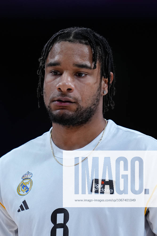 Chuma Okeke of Real Madrid looks on during the Spanish League, Liga ACB Endesa, basketball match played between Real Madrid and Dreamland Gran Canaria at Movistar Arena on October 05, 2025, in Madrid, Spain. Madrid Spain - ZUMAa181 20251005_zaa_a181_005