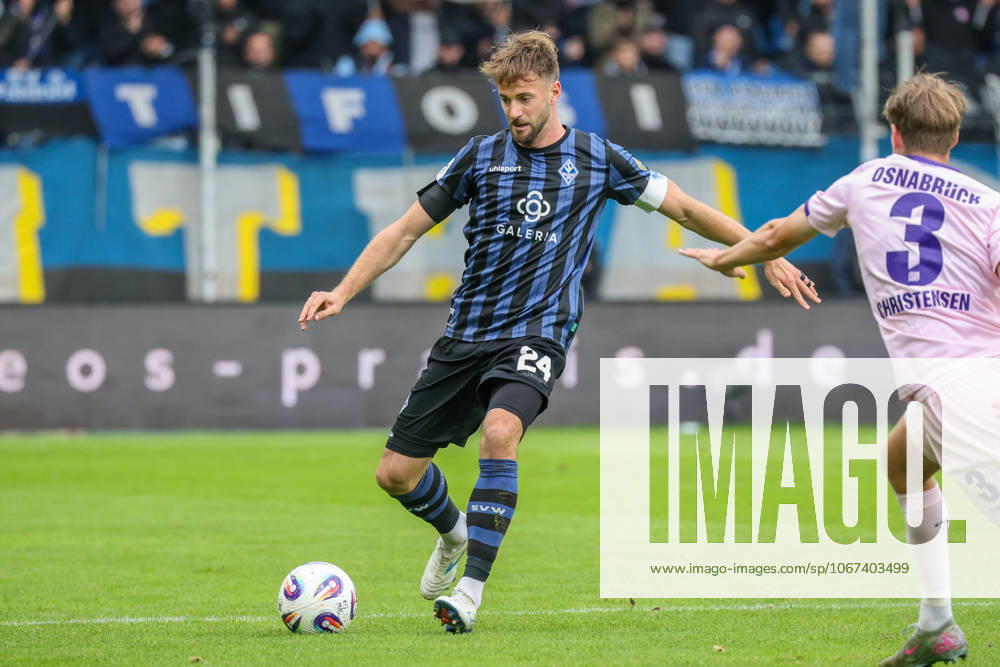 Lukas Klünter SV Waldhof Mannheim, 24 Soccer 3 League, Matchday 10, SV Waldhof Mannheim vs VfL Osnabrück on 04 10 2025 at Mannheim Carl Benz Stadion , Germany Mannheim Carl Benz Stadion Germany