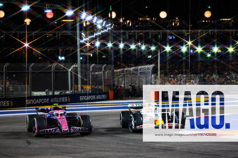 F1 - SINGAPORE GRAND PRIX 2025 43 COLAPINTO Franco (arg), Alpine F1 Team A525, 06 HADJAR Isack (fra), Visa Cash App RB F1 Team VCARB02, action during the 2025 Formula 1 Singapore Grand Prix, 18th round of the 2025 FIA Formula One World Championship, WM, Weltmeisterschaft from October 3 to 5, 2025 on the Marina Bay Street Circuit, in Singapore - SingaporeSingapore