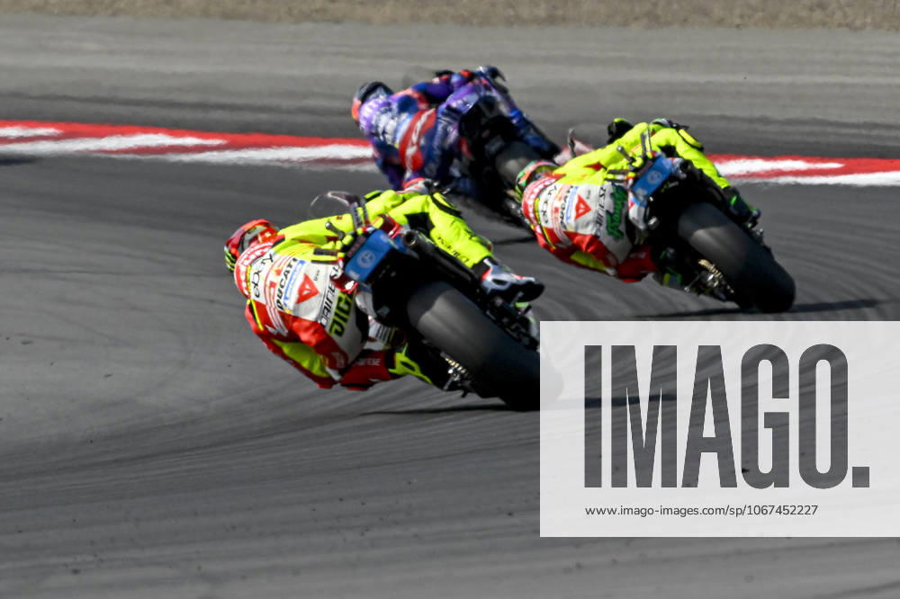 MOTO - MOTO GP - GRAND PRIX OF INDONESIA 2026 21 MORBIDELLI Franco (ita), Pertamina Enduro VR46 Racing Team, Ducati Desmosedici GP24, action with 49 DI GIANNANTONIO Fabio, Pertamina Enduro VR46 Racing Team, Ducati Desmosedici GP25 during the 2025 MotoGP Pertamina Grand Prix of Indonesia on the Mandalika circuit from October 3 to 5, At West Nusa Tenggara, Indonesia - West Nusa TenggaraIndonesia