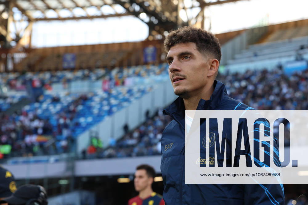 Napolis Giovanni Di Lorenzo during the Serie A soccer match between Napoli and Genoa at the Diego Armando Maradona Stadium in Naples, southern italy - Sunday , October 05 , 2025. - Soccer .