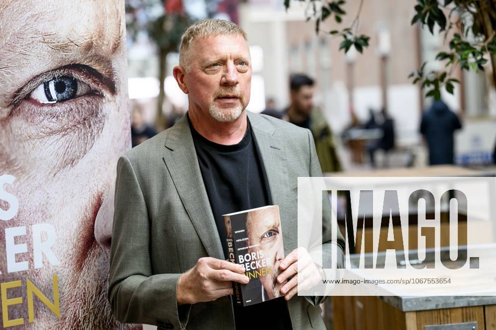 Amsterdam, The Netherlands, 2025-10-08 17:39:14 AMSTERDAM, 08-10-2025, De Hallen Boris Becker before the program Eva in connection with his book Binnen. PHOTO: NLBeeld Patrick van Emst Credit: NL Beeld Patrick van Emst