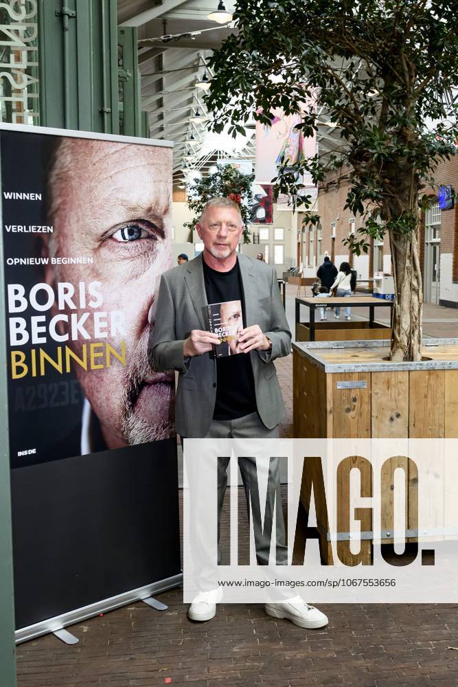 Amsterdam, The Netherlands, 2025-10-08 17:39:14 AMSTERDAM, 08-10-2025, De Hallen Boris Becker before the program Eva in connection with his book Binnen. PHOTO: NLBeeld Patrick van Emst Credit: NL Beeld Patrick van Emst