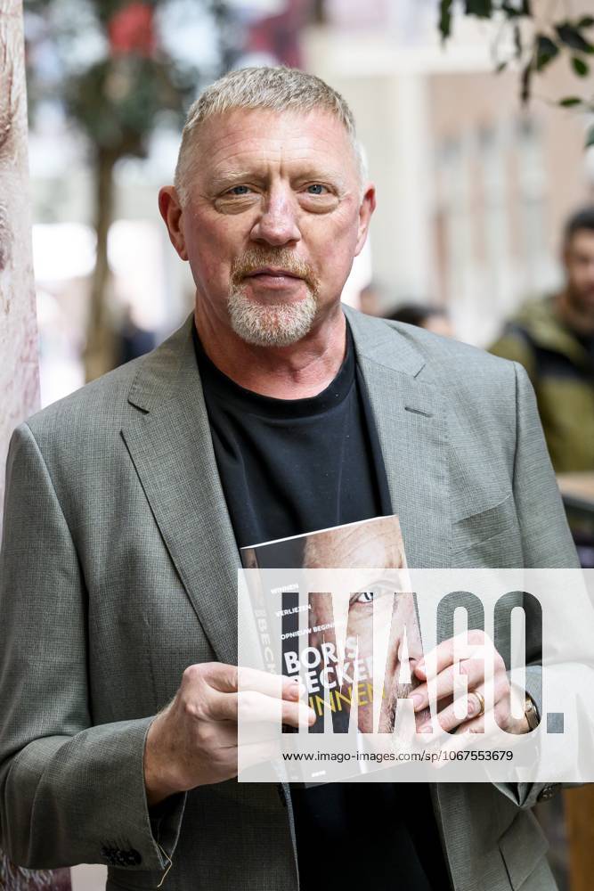 Amsterdam, The Netherlands, 2025-10-08 17:39:15 AMSTERDAM, 08-10-2025, De Hallen Boris Becker before the program Eva in connection with his book Binnen. PHOTO: NLBeeld Patrick van Emst Credit: NL Beeld Patrick van Emst