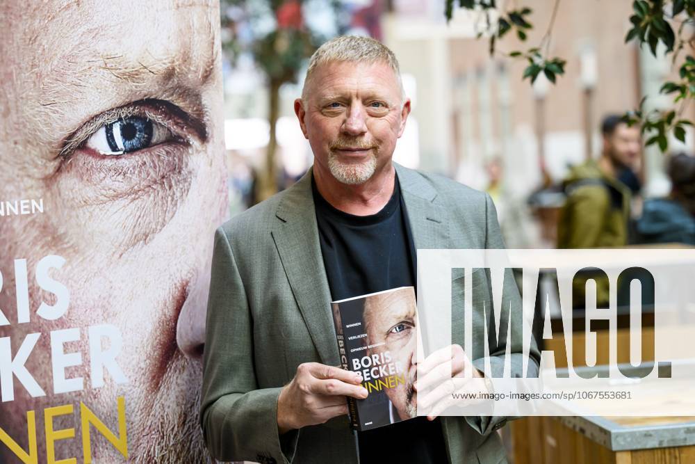 Amsterdam, The Netherlands, 2025-10-08 17:39:16 AMSTERDAM, 08-10-2025, De Hallen Boris Becker before the program Eva in connection with his book Binnen. PHOTO: NLBeeld Patrick van Emst Credit: NL Beeld Patrick van Emst