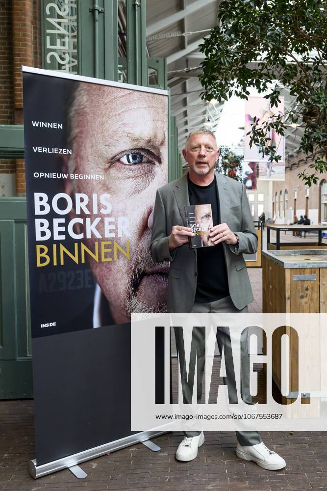 Amsterdam, The Netherlands, 2025-10-08 17:39:46 AMSTERDAM, 08-10-2025, De Hallen Boris Becker before the program Eva in connection with his book Binnen. PHOTO: NLBeeld Patrick van Emst Credit: NL Beeld Patrick van Emst