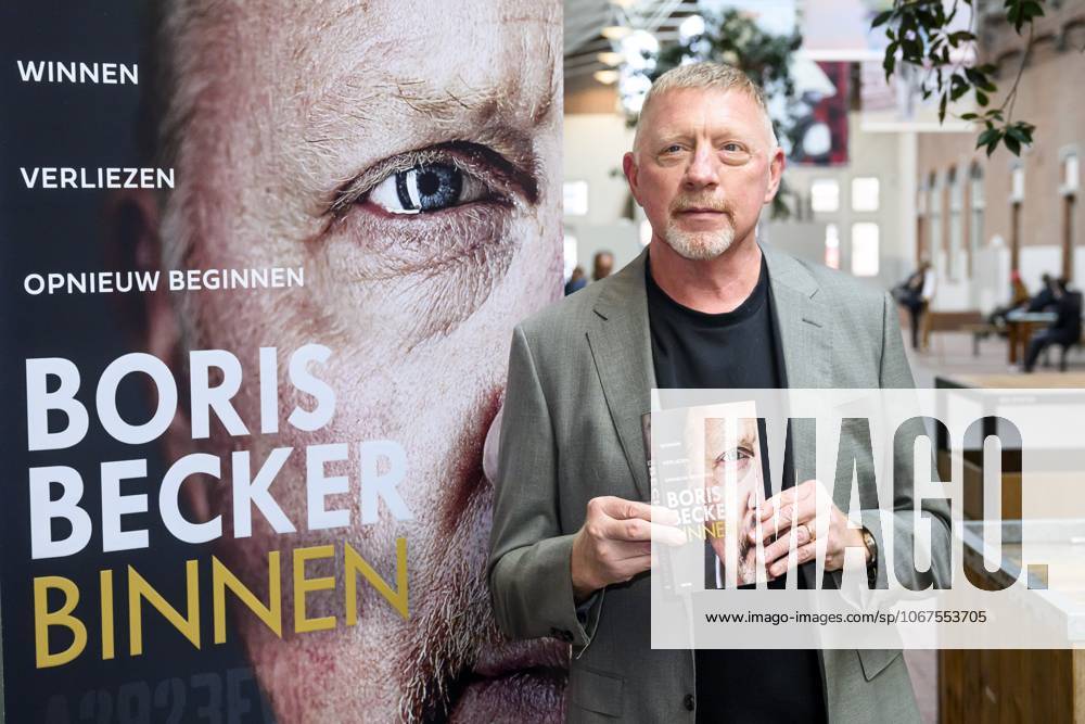 Amsterdam, The Netherlands, 2025-10-08 17:39:51 AMSTERDAM, 08-10-2025, De Hallen Boris Becker before the program Eva in connection with his book Binnen. PHOTO: NLBeeld Patrick van Emst Credit: NL Beeld Patrick van Emst