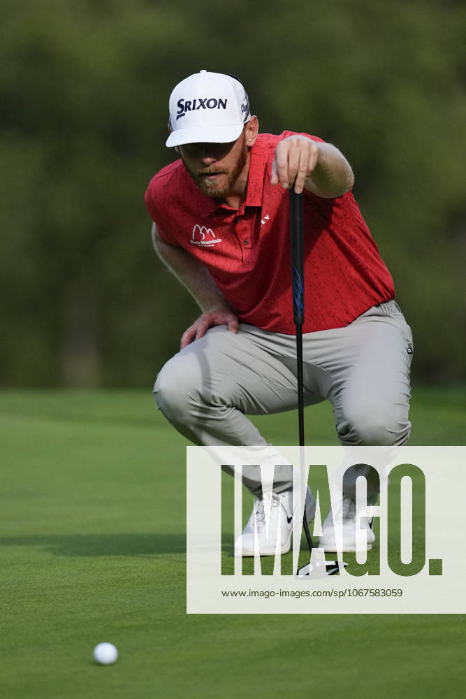 Sebastian Soderberg of Sweden during the Open de EspaoÂ±a presented by Madrid, R1, golf tournament of DP World Tour at Club de Campo Villa de Madrid on October 09, 2025, in Madrid, Spain. Madrid Spain - ZUMAa181 20251009_zaa_a181_785