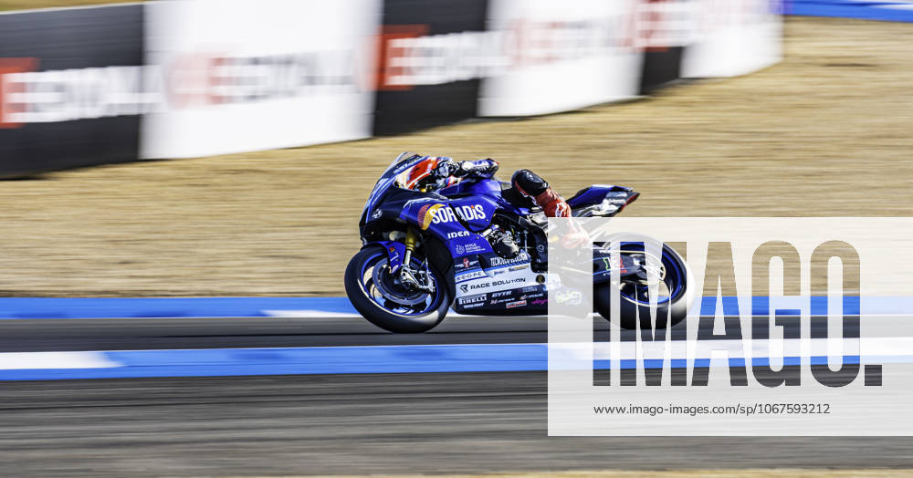Michael Rinaldi in action during the WorldSBK Championship Free Practice at the Estoril Circuit, Portugal, on October 11, 2025. Cascais Portugal - ZUMAr200 20251010_zsp_r200_010