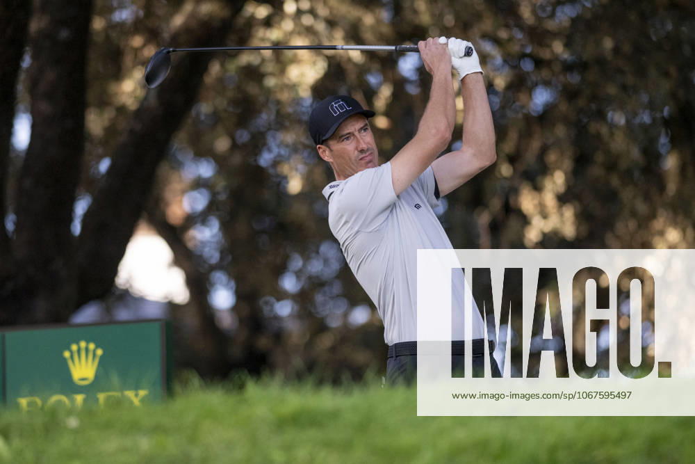 ROSS FISHER, taking the first shot from hole 1 during the matchday of the Open de EspaoÂ±a presented by Madrid, held at the Club de Campo Villa de Madrid on October 10, 2025, in Madrid, Spain. Madrid Spain - ZUMAc312 20251010_zsp_c312_108