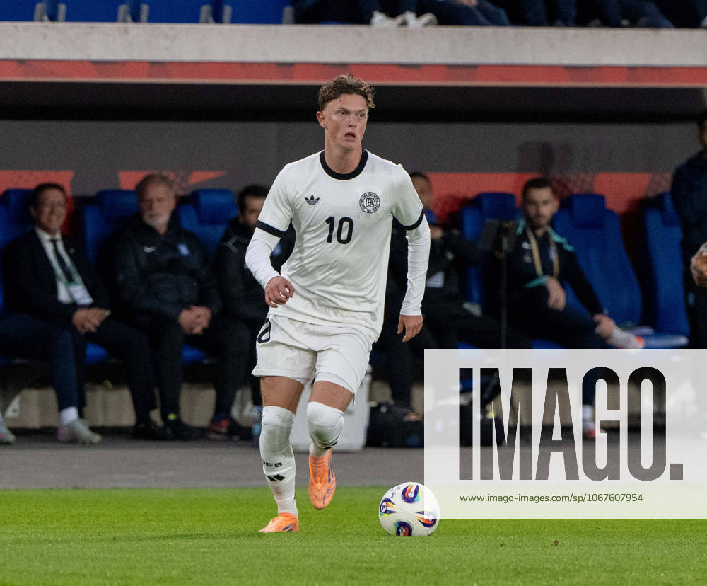 Soccer, Youth, Season 2025 26, U21, European Championship Qualification Group F 4 Matchday in Jena Germany Greece, Paul Wanner U21, Germany , 10 10 2025,