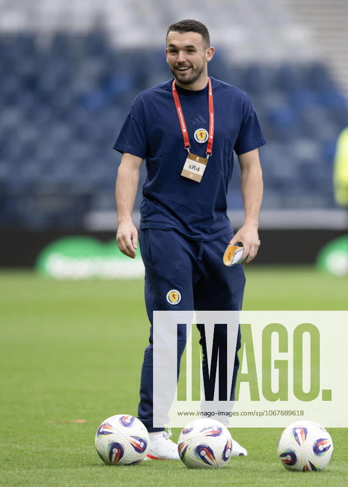Glasgow, Scotland, 12th October 2025. John McGinn of Scotland during the Scotland vs Belarus FIFA World Cup, WM, Weltmeisterschaft, Fussball European Qualifying match at Hampden Park, Glasgow. Picture credit should read: Neil Hanna Sportimage . SPI_003_NH_Scotland_Belarus SPI-4211-0003