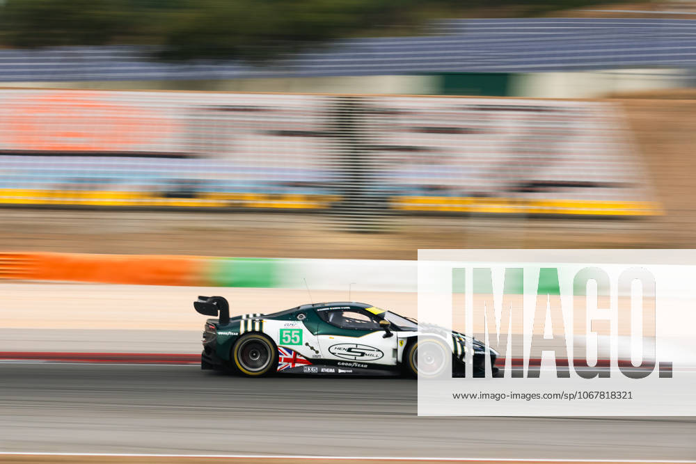 AUTO - ELMS - 4 HOURS OF PORTIMAO 2025 55 CAMERON Duncan (gbr), GRIFFIN Matt (irl), PEREL David (zaf), Spirit of Race, Ferrari 296 GT3, LMGT3, action during the 4 Hours of Portimao, 6th round of the 2025 European Le Mans Series on the Autodromo Internacional do Algarve from October 16 to 18, 2025 in Portimao, Portugal -