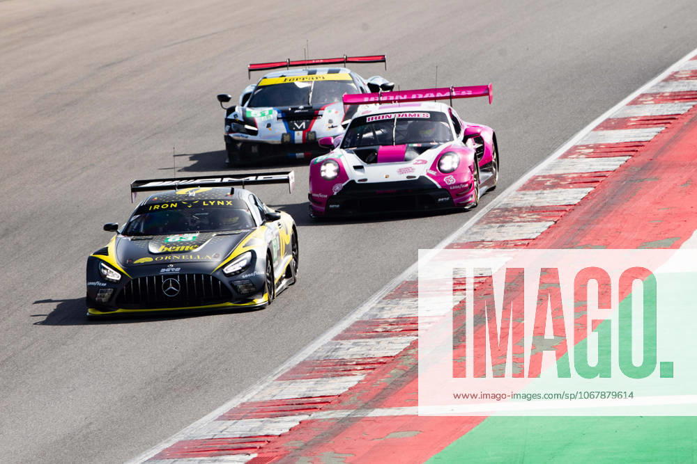 AUTO - ELMS - 4 HOURS OF PORTIMAO 2025 63 BERRY Martin (sgp), HANAFIN Lorcan (gbr), SCHILLER Fabian (gbr), Iron Lynx, Mercedes-AMG GT3 Evo, LMGT3, action during the 4 Hours of Portimao, 6th round of the 2025 European Le Mans Series on the Autodromo Internacional do Algarve from October 16 to 18, 2025 in Portimao, Portugal -