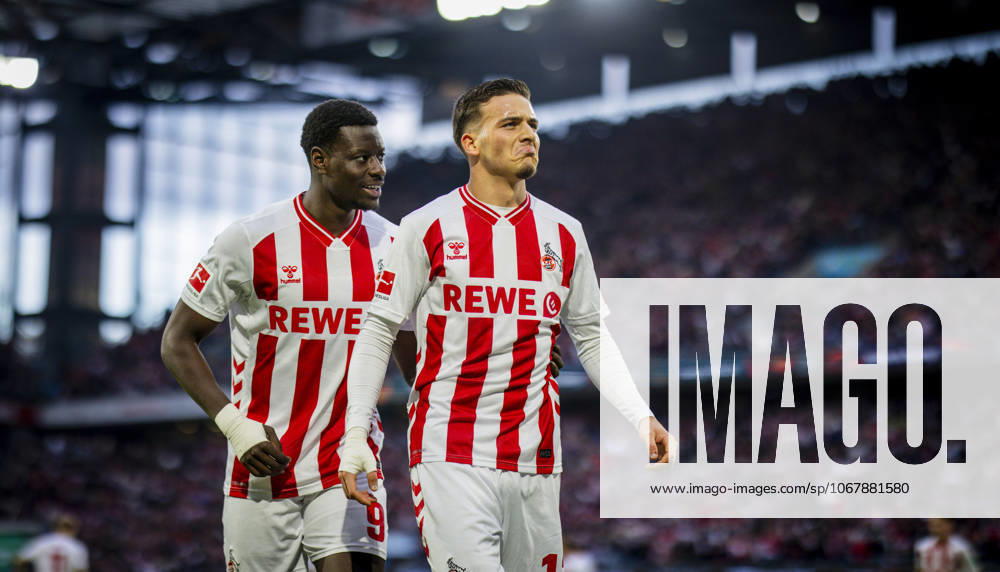 Cologne, Germany 18th Oct 2025 Goal celebration Said El Mala Cologne Ragnar Ache Cologne 1 FC Köln FC Augsburg 18 10 2025