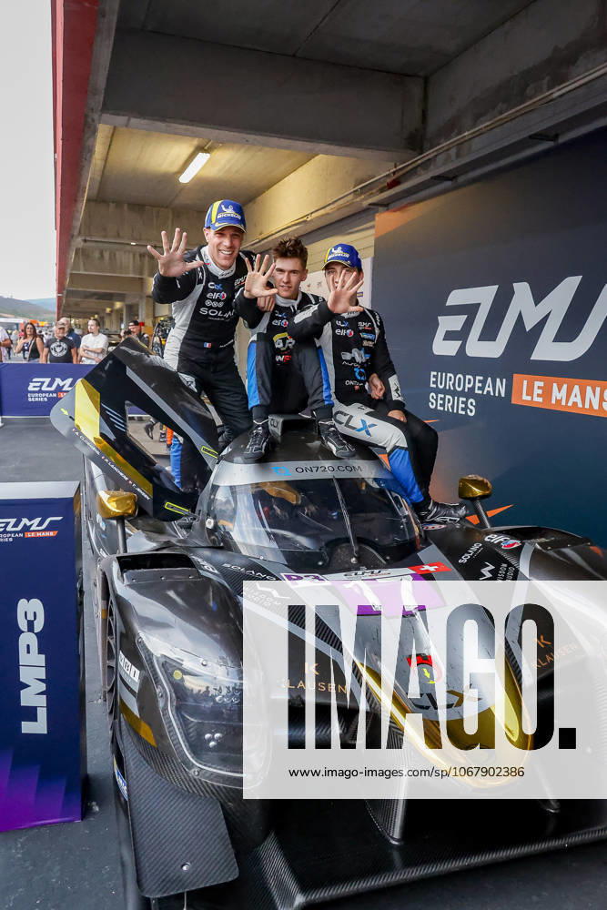 AUTO - ELMS - 4 HOURS OF PORTIMAO 2025 17 CLOSMENIL Adrien (fra), JENSEN Theodor (dnk), LANCHERE Paul (fra), CLX Motorsport, Ligier JS P325, LMP3, portrait during the 4 Hours of Portimao, 6th round of the 2025 European Le Mans Series on the Autodromo Internacional do Algarve from October 16 to 18, 2025 in Portimao, Portugal - PortimaoPortugal