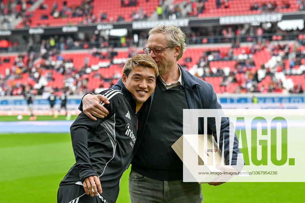 Ritsu Doan Eintracht Frankfurt, 20 and Clemens Hartenbach SC Freiburg, Board of Directors at the reception by SC Freiburg GER, SC Freiburg Eintracht Frankfurt, Football, Bundesliga, Matchday 7, Season 2025 2026, 19 10 2025 DFL DFB REGULATIONS PROHIBIT ANY USE OF PHOTOGRAPHS AS IMAGE SEQUENCES AND OR QUASI VIDEO GER, SC Freiburg Eintracht Frankfurt, Football, Bundesliga, Matchday 7, Season 2025 2026, 19 10 2025 Freiburg