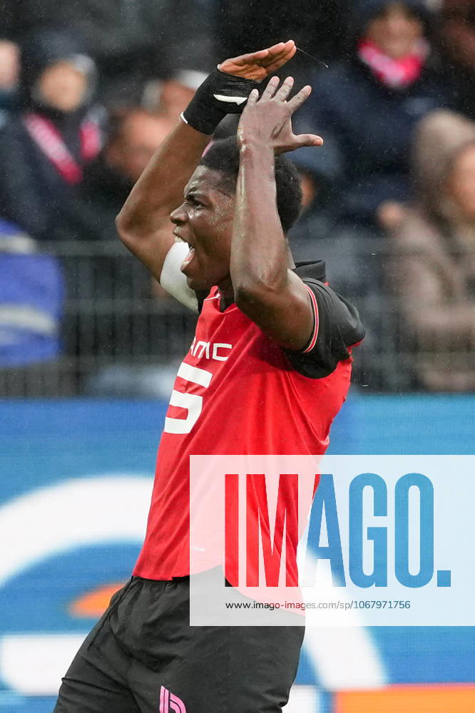 Stade Rennais FC v AJ Auxerre - Ligue 1 McDonald s 2025 2026 07 Breel EMBOLO (srfc) during the Ligue 1 McDonald s match between Rennes and Auxerre at Roazhon Park on October 19, 2025 in Rennes, France. Rennes France
