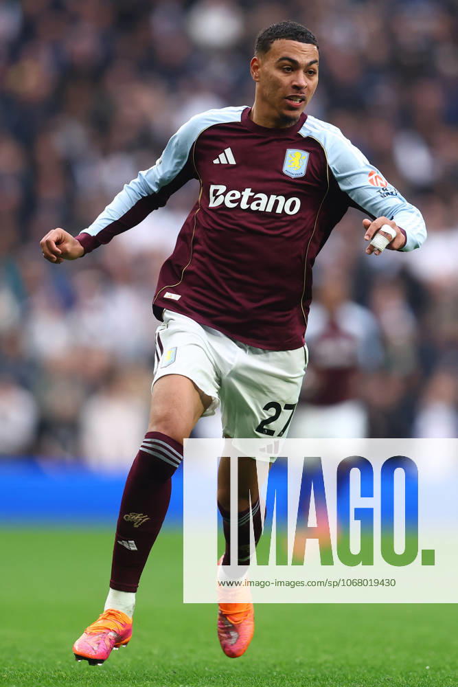 London, England, 19th October 2025. Morgan Rogers of Aston Villa during the Tottenham Hotspur vs Aston Villa Premier League match at the Tottenham Hotspur Stadium, London. Picture credit should read: Paul Terry Sportimage . SPI_098_PT_Tottenham_Villa SPI-4223-0098