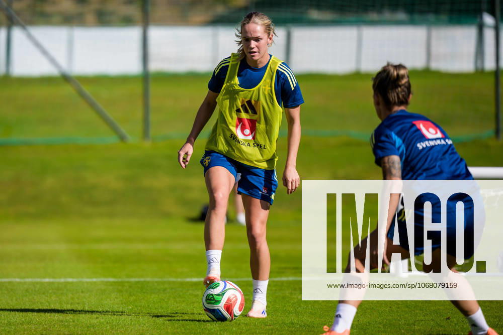 Hanna Lundkvist of the Swedish women s national football team on October 22, 2025 in Benahavis Photo Ludvig Thunman BILDBYRAN code LT LT0733 fotboll football soccer fotball träning practice training sverige sweden dam bbeng