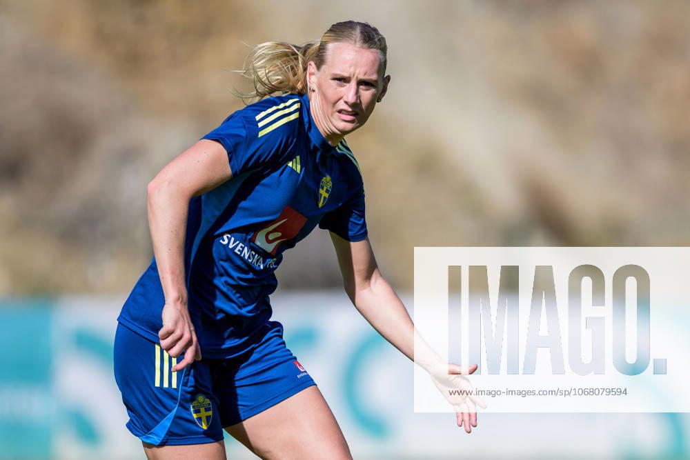 Stina Blackstenius of the Swedish women s national football team on October 22, 2025 in Benahavis Photo Ludvig Thunman BILDBYRAN code LT LT0733 fotboll football soccer fotball träning practice training sverige sweden dam bbeng