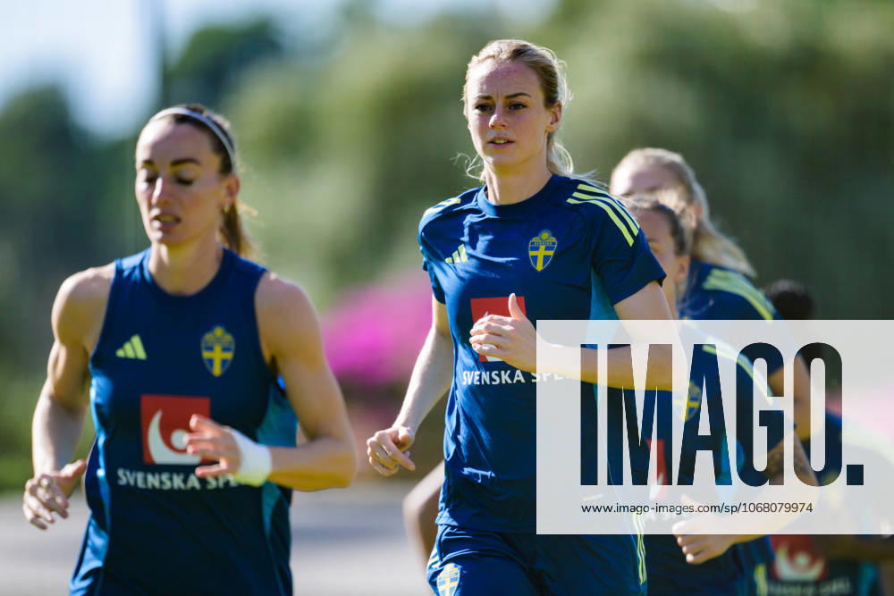 Amanda Ilestedt of the Swedish women s national football team at a training session on October 22, 2025 in Benahavis Photo Ludvig Thunman BILDBYRAN code LT LT0733 fotboll football soccer fotball träning practice training sverige sweden dam bbeng