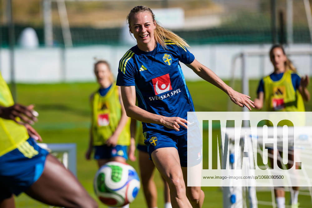 Amanda Ilestedt of the Swedish women s national football team at a training session on October 22, 2025 in Benahavis Photo Ludvig Thunman BILDBYRAN code LT LT0733 fotboll football soccer fotball träning practice training sverige sweden dam bbeng