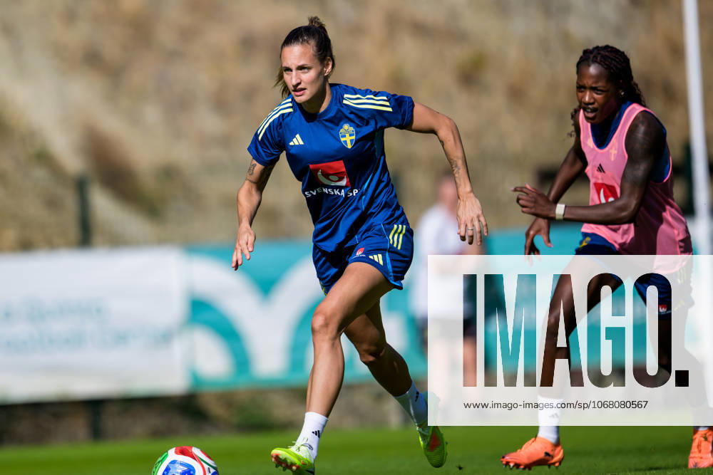 Nathalie Björn of the Swedish women s national football team at a training session on October 22, 2025 in Benahavis Photo Ludvig Thunman BILDBYRAN code LT LT0733 fotboll football soccer fotball träning practice training sverige sweden dam bbeng