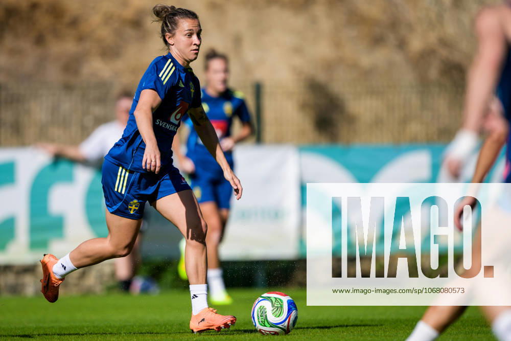 Julia Zigiotti Olme of the Swedish women s national football team at a training session on October 22, 2025 in Benahavis Photo Ludvig Thunman BILDBYRAN code LT LT0733 fotboll football soccer fotball träning practice training sverige sweden dam bbeng