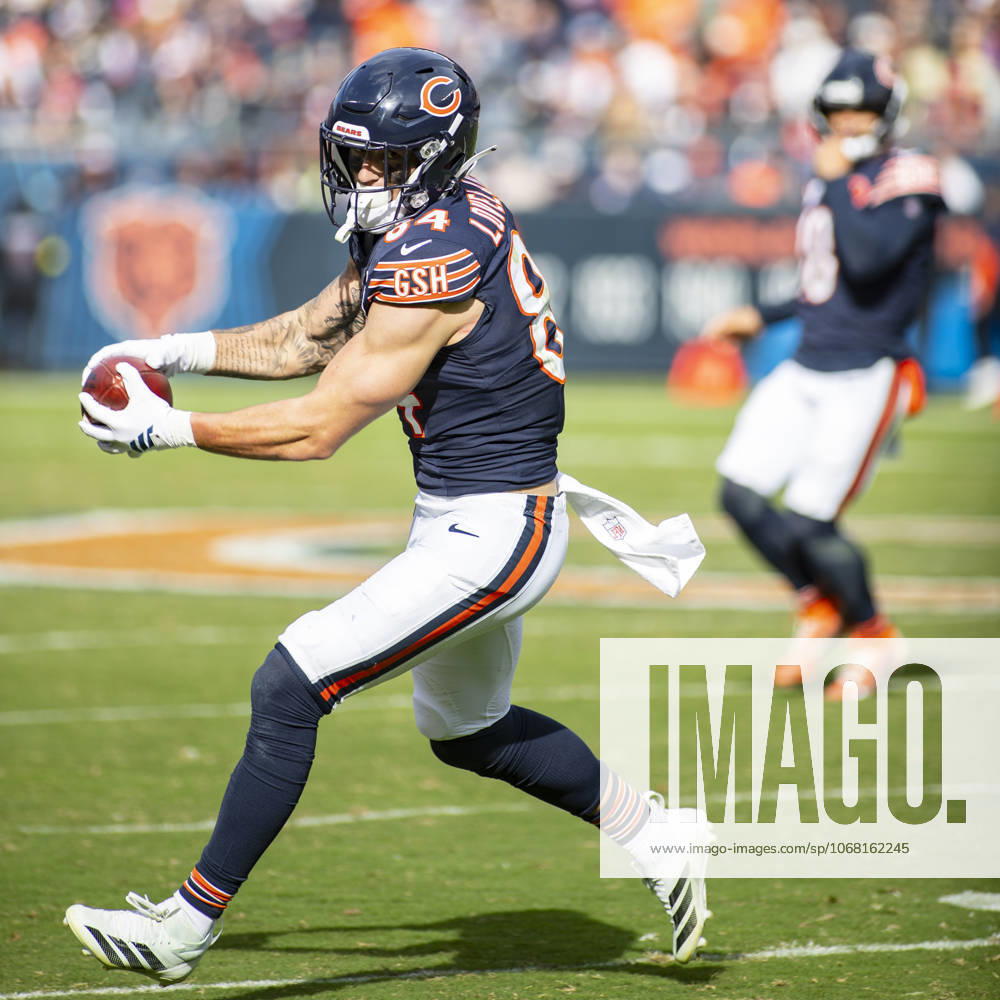 Chicago Bears Colston Loveland (84) in action during the game against the New Orleans Saints in Chicago, IL. CSM Chicago United States of America - ZUMAc04_ 20251019_zma_c04_573