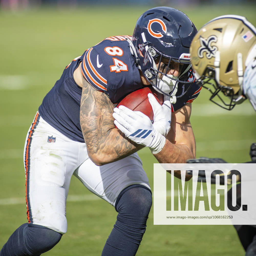 Chicago Bears Colston Loveland (84) in action during the game against the New Orleans Saints in Chicago, IL. CSM Chicago United States of America - ZUMAc04_ 20251019_zma_c04_577