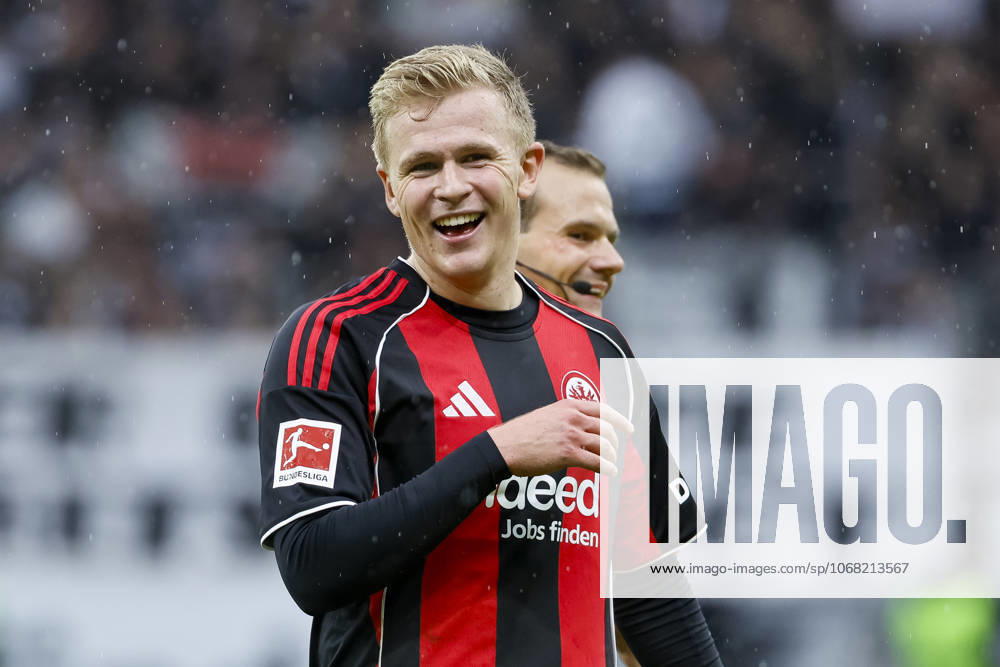 Jonathan Burkardt Eintracht Frankfurt, 09 , Germany, Football, 1 Bundesliga, Matchday 8, 2025 2026, Eintracht Frankfurt vs FC St Pauli, 25 10 2025, Deutsche Bank Park, Frankfurt am Main, Germany Frankfurt am Main Deutsche Bank Park Hessen Germany