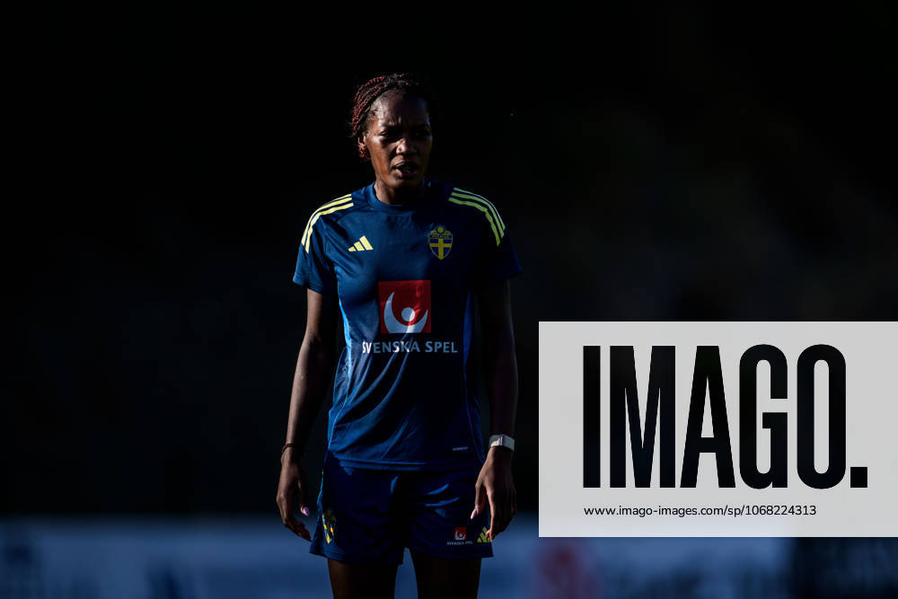 Monica Jusu Bah of the Swedish women s national football team on October 25, 2025 in Benahavis Photo Ludvig Thunman BILDBYRAN code LT LT0736 fotboll football soccer fotball träning practice training sverige sweden dam bbeng