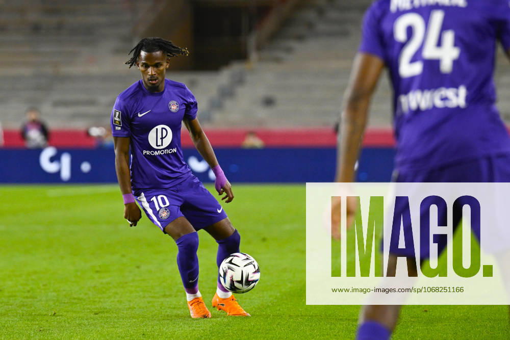 Yann Gboho (TFC) - Ligue 1 McDonald s match between AS Monaco and Toulouse FC on October 25, 2025 at the Louis II Stadium in Monaco.
