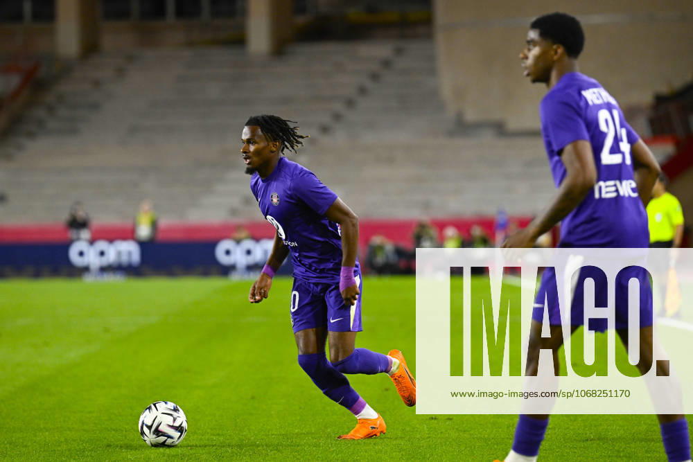 Yann Gboho (TFC) - Ligue 1 McDonald s match between AS Monaco and Toulouse FC on October 25, 2025 at the Louis II Stadium in Monaco.