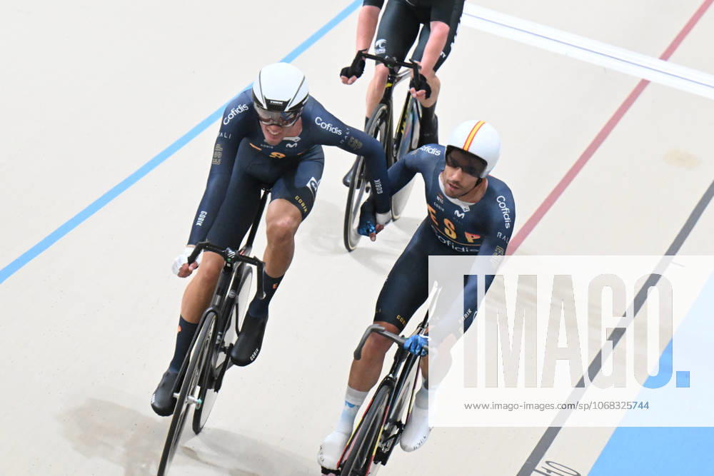 World Championships Elite Track; Giornata 05; 2025, Spain; Alvarez Martinez, Hector; Torres Barcelo, Albert; Santiago Del Cile - Velodromo Penalolen;