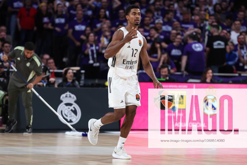 Theo Maledon of Real Madrid in action during the Turkish Airlines EuroLeague Regular Season Round 8 match between Real Madrid and Fenerbahce Beko Istanbul at Movistar Arena on October 30, 2025 in Madrid, Spain. Madrid SPAIN - ZUMAa181 20251021_zaa_a181_471