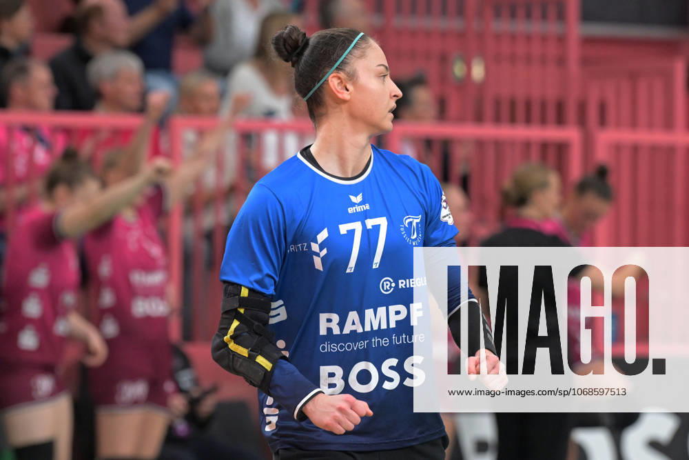 Sara Suba TusSies Metzingen, 77 in goal TusSies Metzingen vs Buxtehuder SV, Handball, Alsco HBF, 7 League Matchday, Season 2025 2026, 01 11 2025 TusSies Metzingen vs Buxtehuder SV, Handball, Alsco HBF, 7 League Matchday, Season 2025 2026, 01 11 2025 Tuebingen