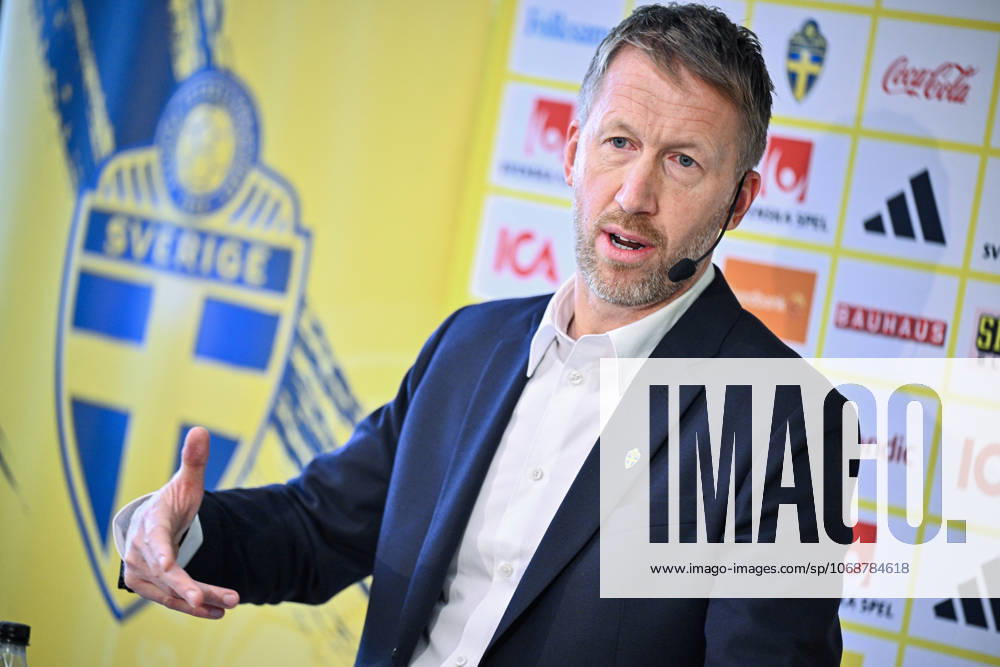 STOCKHOLM, SWEDEN 20251105 National team captain Graham Potter presents his first squad for the men s national football team ahead of the upcoming World Cup qualifiers STOCKHOLM SWEDEN