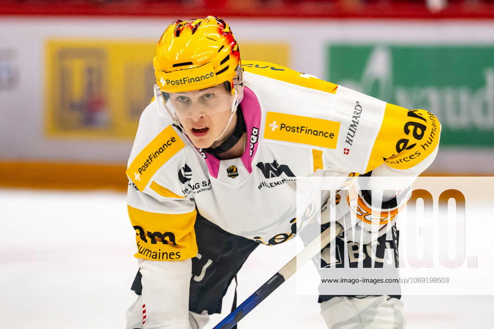 NL : Lausanne HC - HC Ajoie 14.11.2025, Lausanne, Vaudoise Arena, NL: Lausanne HC - HC Ajoie. Anttoni Honka (3, HC Ajoie) during the Swiss National League Ice hockey, Eishockey championship 2025-2026 match between Lausanne HC and HC Ajoie the Friday 14.11.2025 at the Vaudoise Arena in Lausanne, Switzerland. Lausanne Vaudoise Arena Vaud Switzerland
