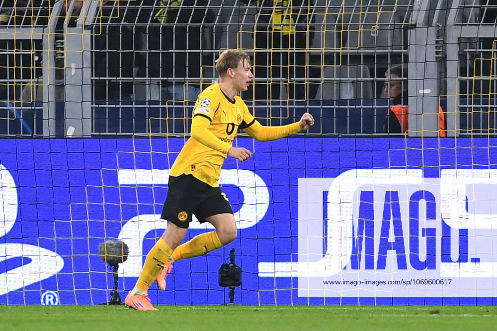 Daniel Svensson Borussia Dortmund celebrates after scoring his teams fourth goal during the UEFA Champions League 2025 26 match day 5 league phase match between Borussia Dortmund and FC Villarreal, BVB Stadion on November 25, 2025 in Dortmund, Germany, Germany Photo by Ralf Treese DeFodi Images Daniel Svensson Borussia Dortmund celebrates after scoring his teams fourth goal during the UEFA Champions League 2025 26 League Phase MD5 match between Borussia Dortmund and Villarreal CF at BVB Stadion Dortmund on November 25, 2025 in Dortmund, Germany Photo by Ralf Treese DeFodi Images