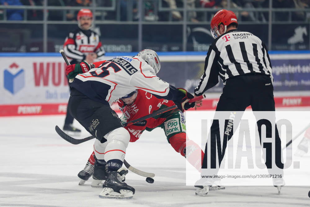 Samuel Dove Mcfalls 75 Nuernberg Ice Tigers Bully, Augsburger Panther vs Nuernberg Ice Tigers, PENNY DEL, Main Round, Matchday 23, 28 11 2025 Augsburg Germany