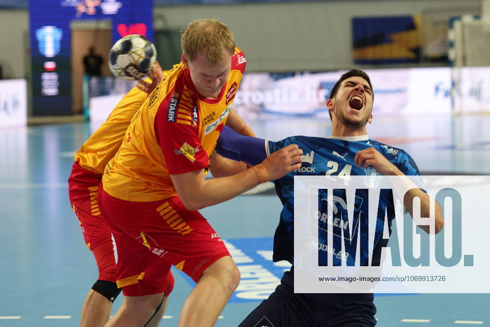 Plock 04.12.2025 Liga mistrzow pilka reczna mezczyzn faza grupowa sezon 2025 26 --- Group Chase mens handball EHF Champions League Orlen Wisla Plock - GOG Handbold Gergo Fazekas Fot. Marcin Solarz FotoPyK NEWSPIX.PL --- newspix.pl