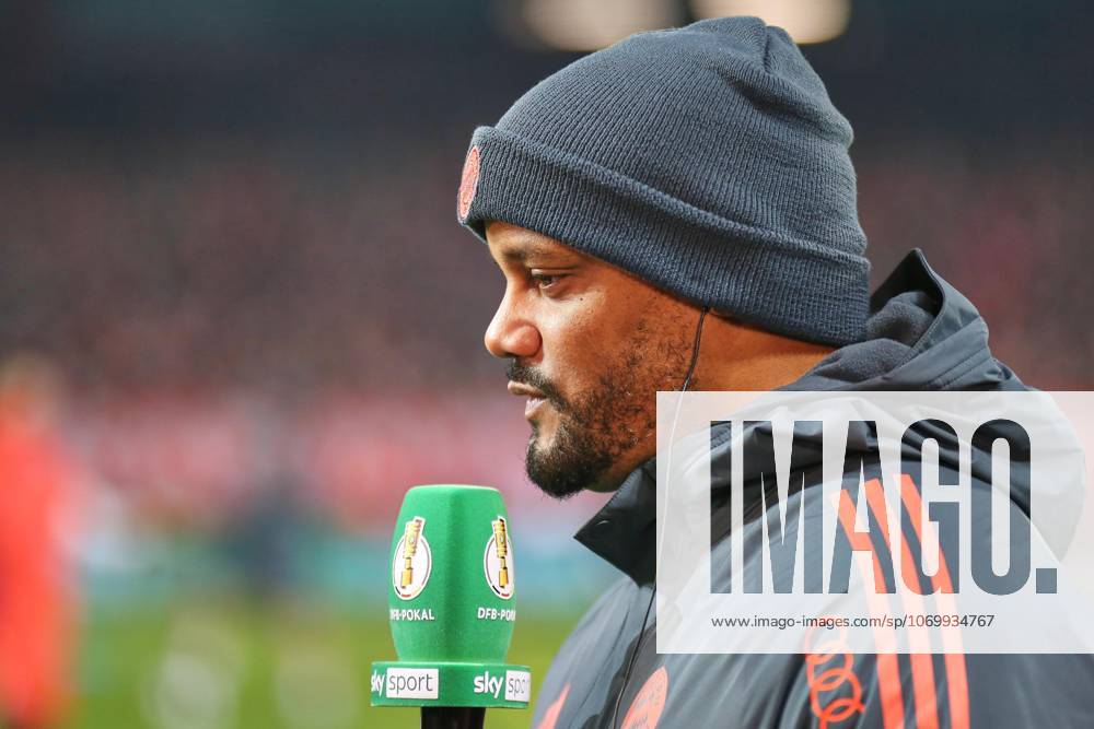 Stadion Alte Försterei DFB Pokal 2025 2026 Union Berlin FC Bayern Munich Vincent Kompany, coach FC Bayern Munich, in an interview on Sky