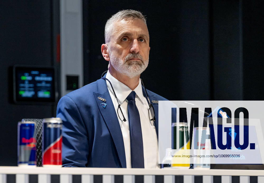 Mark French Head Coach, ERC Ingolstadt at the post-match press conference GER, EHC Red Bull Muenchen vs ERC Ingolstadt, Ice Hockey, DEL, Matchday 25, Season 2025 2026, 05 12 2025 GER, EHC Red Bull Muenchen vs ERC Ingolstadt, Ice Hockey, DEL, Matchday 25, Season 2025 2026, 05 12 2025 Muenchen