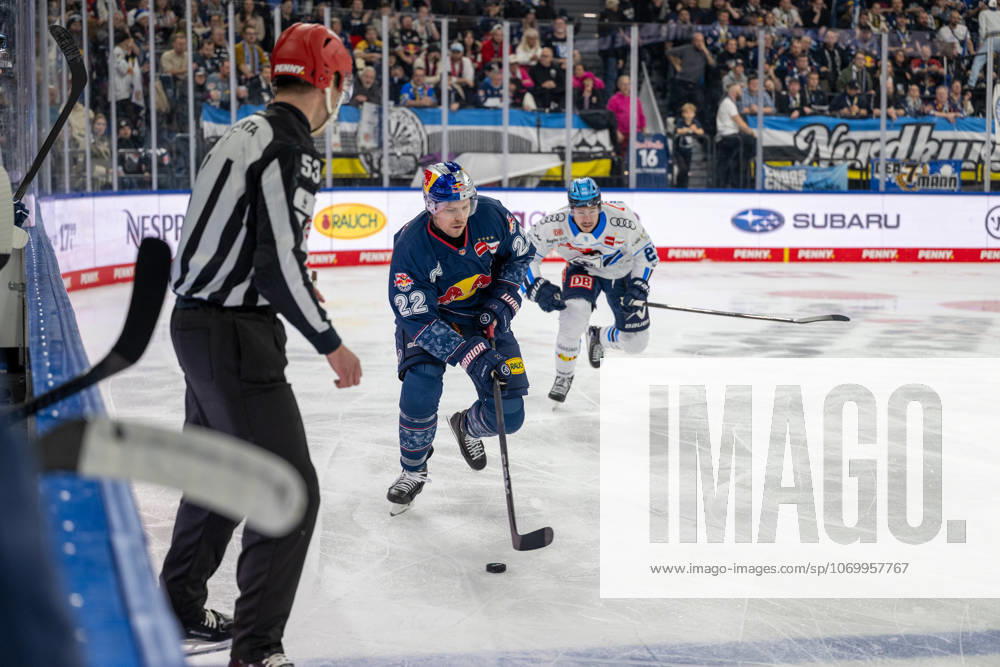 Ville Pokka 22 EHC Red Bull Muenchen , EHC Red Bull Muenchen vs ERC Ingolstadt, PENNY DEL, Main Round, Matchday 25, 05 12 2025 Muenchen Bayern Germany