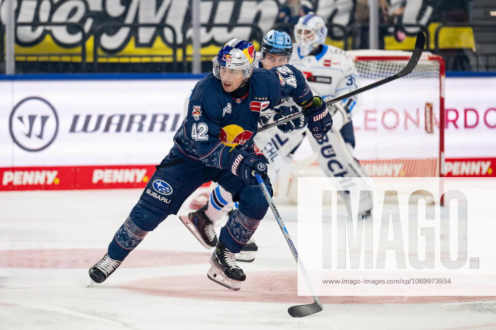 Yasin Ehliz EHC Red Bull Muenchen, 42 GER, EHC Red Bull Muenchen vs ERC Ingolstadt, Ice Hockey, DEL, 25 Matchday, Season 2025 2026, 05 12 2025 GER, EHC Red Bull Muenchen vs ERC Ingolstadt, Ice Hockey, DEL, 25 Matchday, Season 2025 2026, 05 12 2025 Muenchen